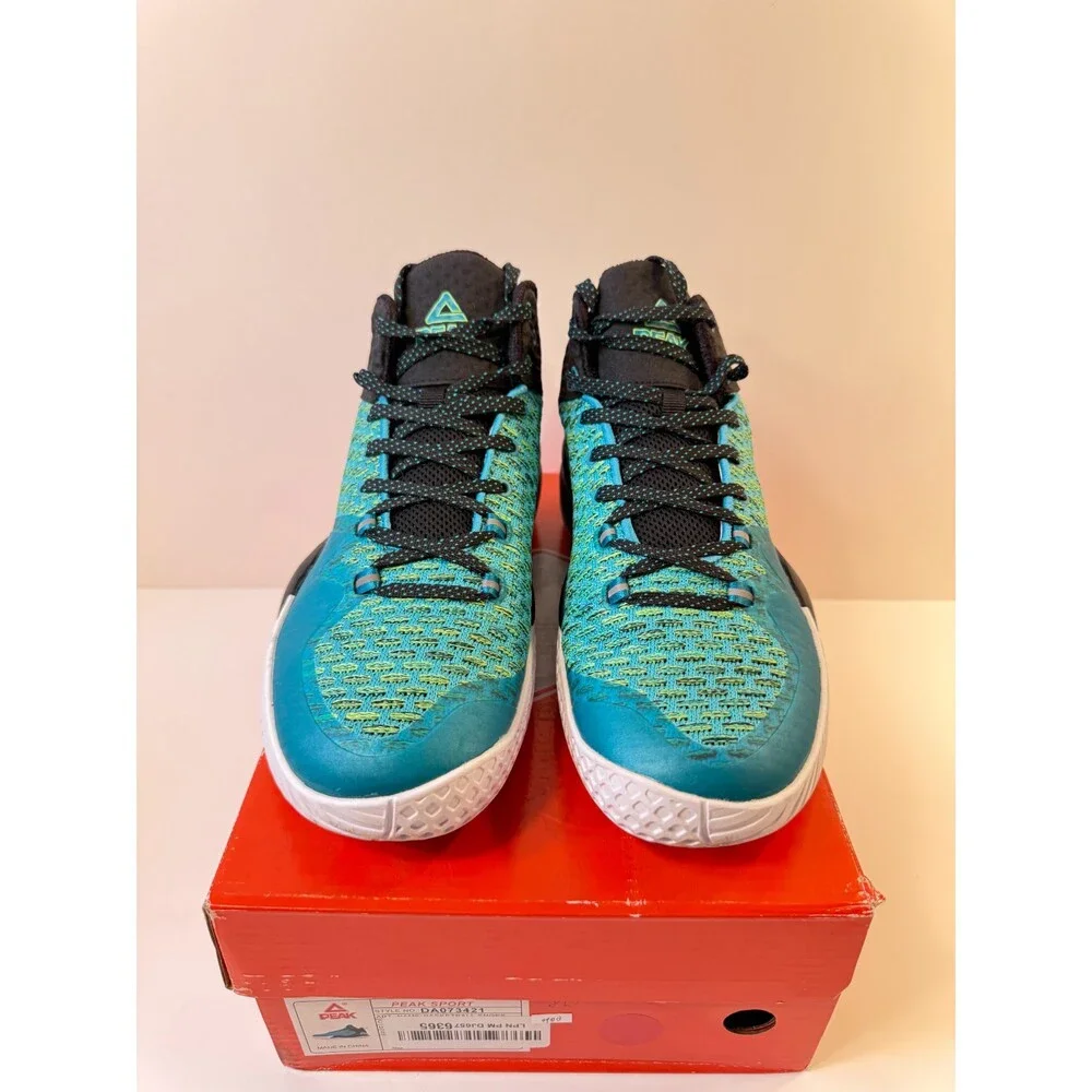 Peak Sports Shoes Womens Blue Black US 8